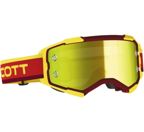 Scott USA - Scott USA Scott Heritage Fury Goggles - 272821-1648289 - Red / Yellow Lens - OSFM