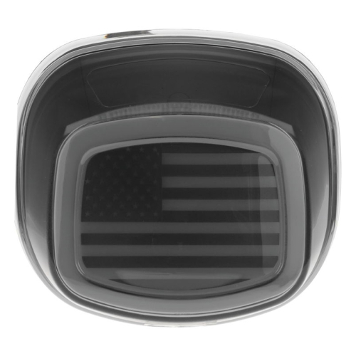Kuryakyn - Kuryakyn Tracer US Flag LED Taillights - Smoke Lens without Plate Light - 2927