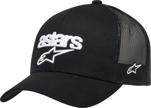 Alpinestars - Alpinestars Pedigree Hat - 1232-81040-1020-OS - Black/White - OSFM