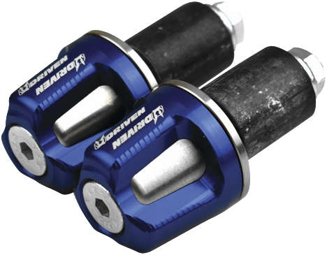 Driven Racing - Driven Racing Revolt Bar End - Blue - DBEW-RE-BLUE