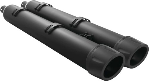 Freedom Performance - Freedom Performance Combat Slip-on Mufflers for Indian - Black/Pitch Black Tip - IN00231