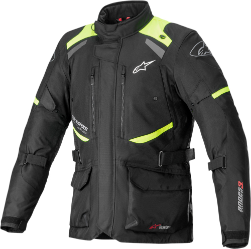 Alpinestars - Alpinestars Andes V3 Drystar Jacket - 3207521-155-M - Black/Yellow Fluorescent - Medium
