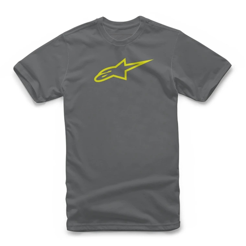 Alpinestars - Alpinestars Ageless T-Shirt - 1032-72030-1855-S - Charcoal/Hi-Viz Yellow - Small