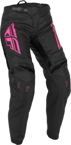 Fly Racing - Fly Racing F-16 Womens Pants - 374-83005 - Black/Pink - 3-4