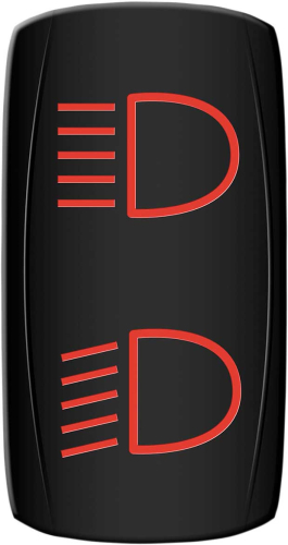 Moose Utility - Moose Utility Hi/ Low Headlight Rocker Switch - Blue - 2106-0510