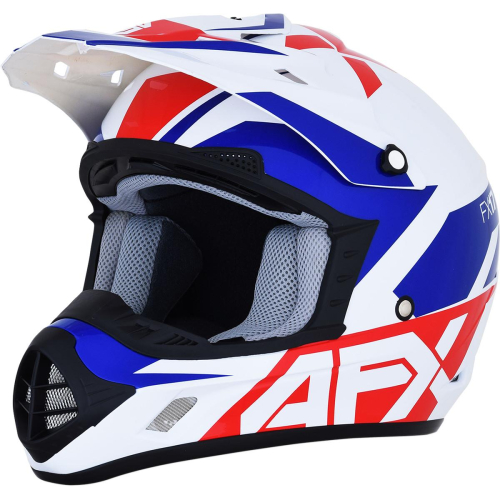 AFX - AFX FX-17 Graphics Helmet - 0110-6481 - Red/White/Blue - Large