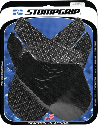 Stompgrip - Stompgrip Icon Tank Kits - Black - 55-14-0016B