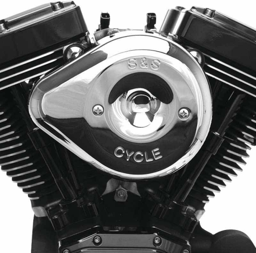 S&S Cycle - S&S Cycle Stealth Teardrop Air Cleaner Kit - Chrome - 170-0526
