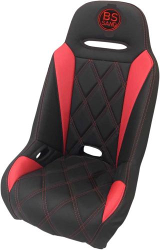 BS Sand - BS Sand Extreme Seat - Diamond - Black/Red - EXBURDBDR
