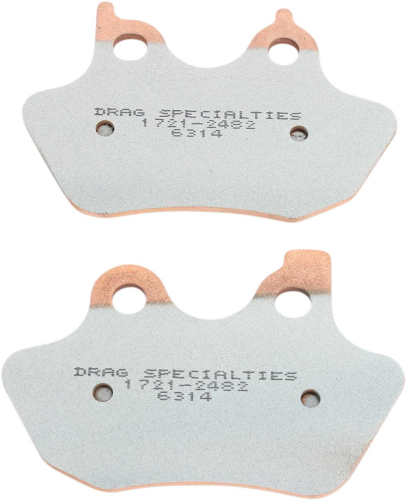 Drag Specialties - Drag Specialties Premium Sintered Metal Brake Pads - 1721-2482