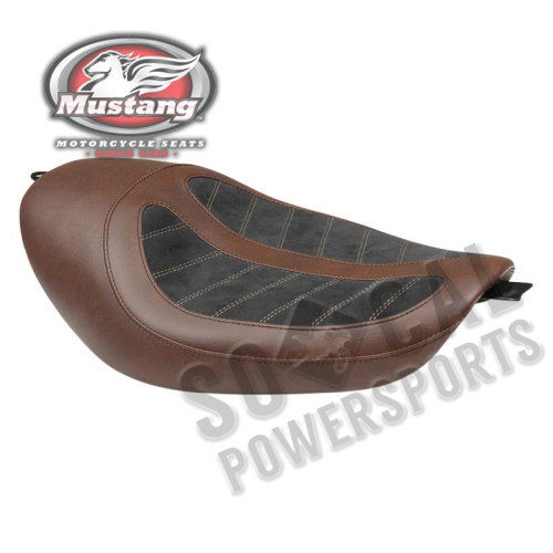 Mustang - Mustang Fred Kodlin Signature Series Solo Seat - Black/Brown - 76296