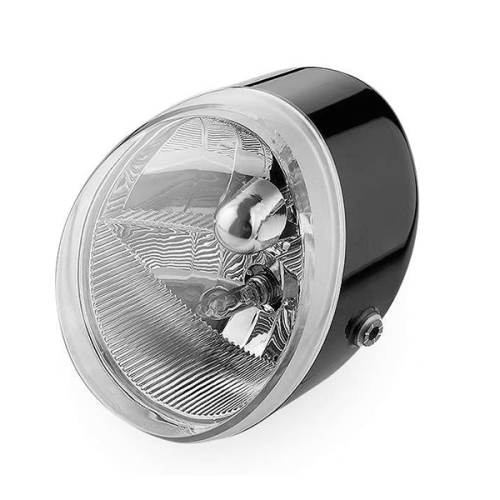 Bikers Choice - Bikers Choice V-Rod Replacement Headlight - Gloss Black - 161507