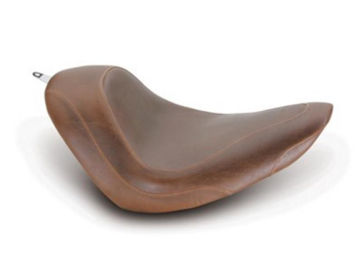 Mustang - Mustang Wide Tripper Solo Seat - Smooth - Brown - 76744