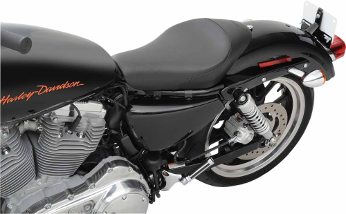 Saddlemen - Saddlemen Renegade S3 Super Slammed Solo Seat - Leather-Grain SaddleHyde - 807-03-002D