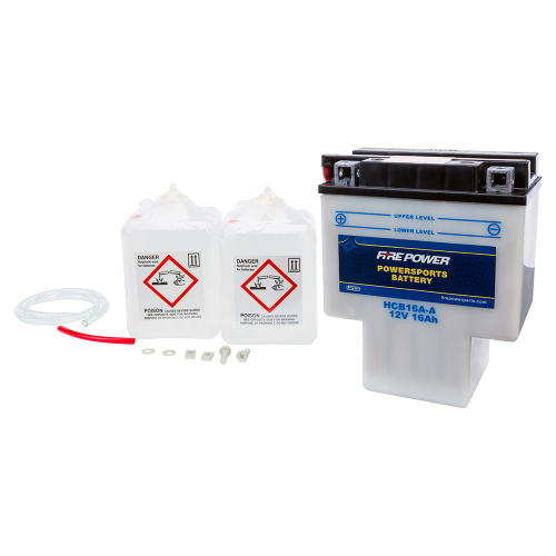 Fire Power - Fire Power Conventional 12V Heavy Duty Battery With Acid Pack - HCB16A-A