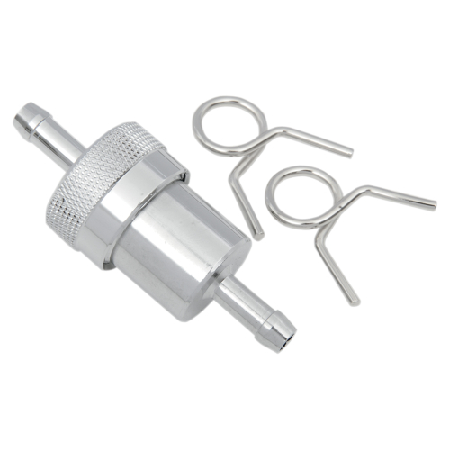 Russell - Russell Alloy Gas Filter - 1/4in. - Chrome - R45000