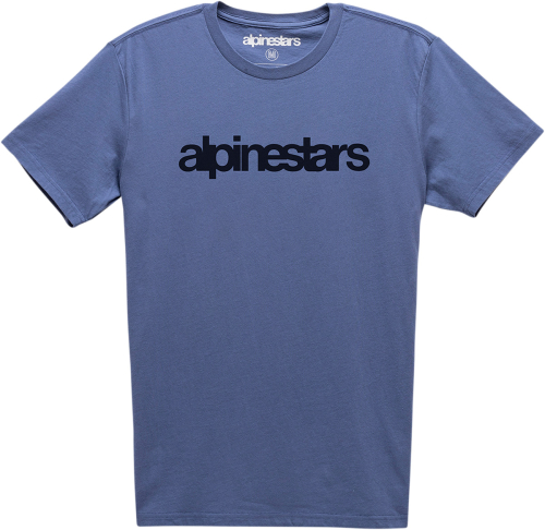 Alpinestars - Alpinestars Heritage Word Premium T-Shirt - 12107300672M - Blue - Medium