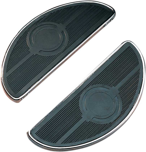 Drag Specialties - Drag Specialties Half-Moon Floorboards - 17-0418-BXLB2