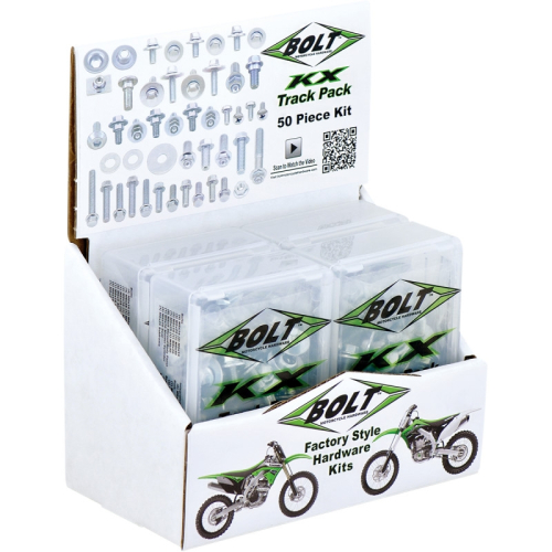 Bolt MC Hardware - Bolt MC Hardware KX Style Track Pack - 6 Pack - 2014-6KXTP