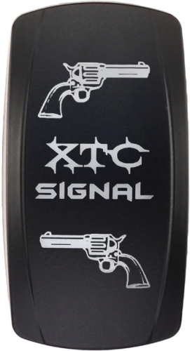 XTC Power Products - XTC Power Products Dash Rocket Switch Face Plate - XTC Turn Signal Vertical - SW00-00143023