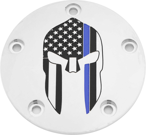 Custom Engraving LTD - Custom Engraving LTD Patriotic Points Cover for Sparta Blue Line - Chrome - TC - LE02-04