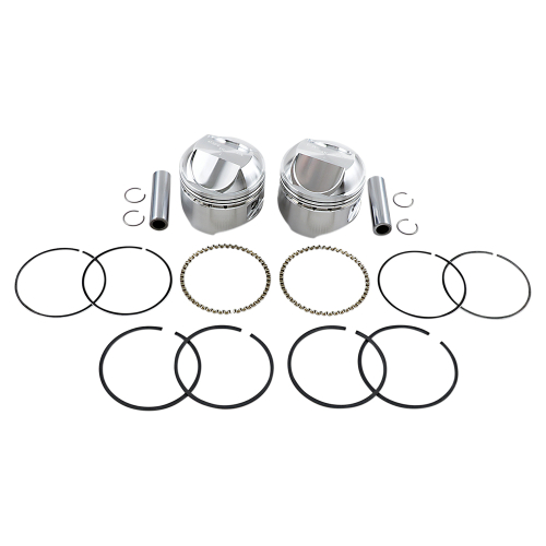 Wiseco - Wiseco K Piston Kit (80ci., Domed) - .020in. Oversize to 3.517in., 9.5:1 Compression - K1625