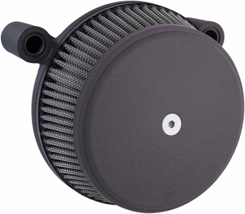 Arlen Ness - Arlen Ness Big Sucker Stage I Air Filter Kit with Cover and Stainless Steel Jacketed Filter - Black - 50-337