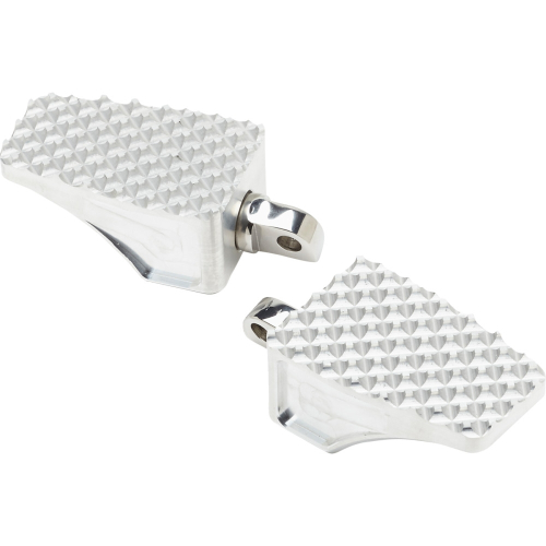 LA Choppers - LA Choppers Driver Mount County Footpegs - Raw - LA-P100-01