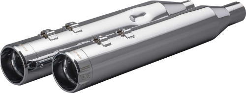 Khrome Werks - Khrome Werks 4.50in. HP-Plus Slip-On Muffler - Chrome Klassic Tip - 202925