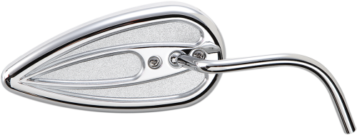 Arlen Ness - Arlen Ness Teardrop Mirror with Steel Stems - Right - 13-036