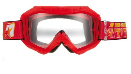 Ariete - Ariete AAA 07 Line Youth MX Goggles - 12960-AAAR - Red - OSFM