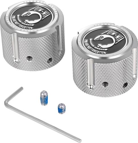 Figurati Designs - Figurati Designs Front Axle Nut Cover - Stainless Steel with POW MIA - FD50-FAC-SS