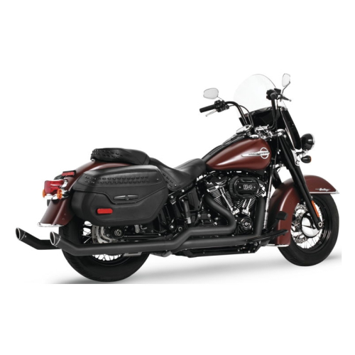 Freedom Performance - Freedom Performance Tuck-N-Under Upsweep Exhaust - Black with Black Tips - Slash - HD00939