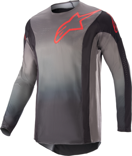 Alpinestars - Alpinestars Techstar Sein Jersey - 3761123-1397-XL - Black/Neon Red - X-Large