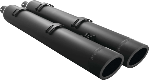 Freedom Performance - Freedom Performance 4in Liberty Slip-on Mufflers for Indian - Black/Pitch Black Tip - IN00225