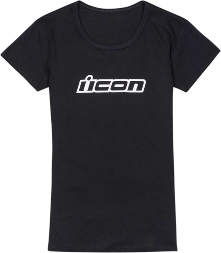 Icon - Icon Classic Womens T-Shirt - 3031-3925 - Black - Small