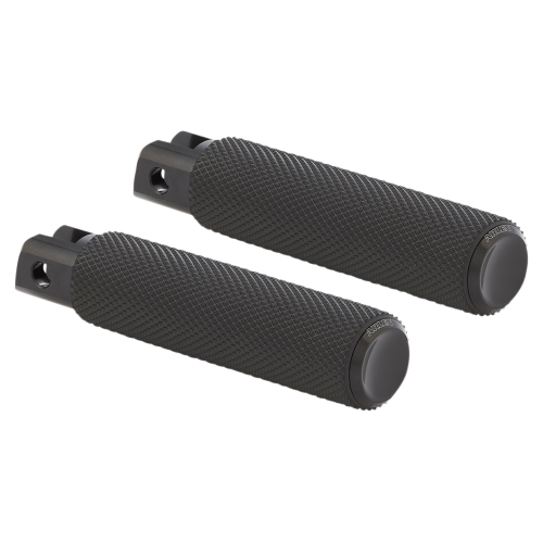 Arlen Ness - Arlen Ness Fusion Driver Footpegs - Knurled - Black - 07-942