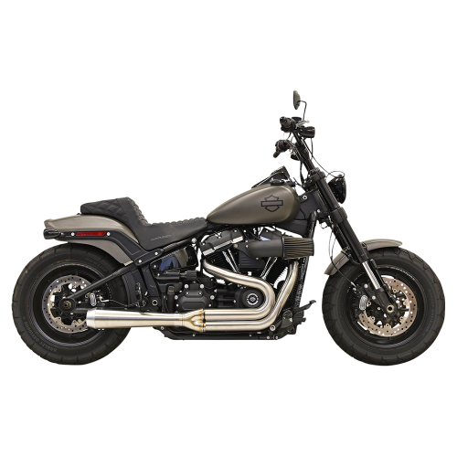 Bassani Manufacturing - Bassani Manufacturing Road Rage III 2-Into-1 Exhaust System - Stainless Steel - 1S92SS