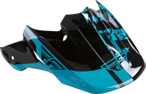Fly Racing - Fly Racing Visor for F2 Carbon-Fractured Helmets - Blue/Black - 73-46346