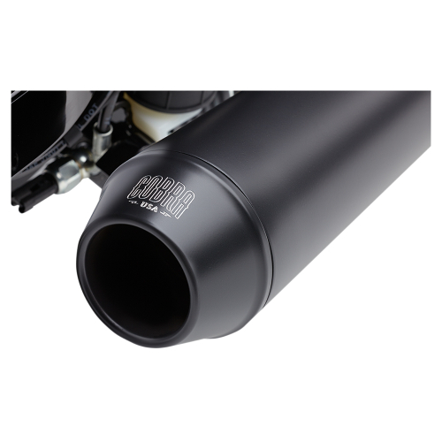 Cobra - Cobra El Diablo 4in. 2-Into-1 Exhaust System - Black - 6477B