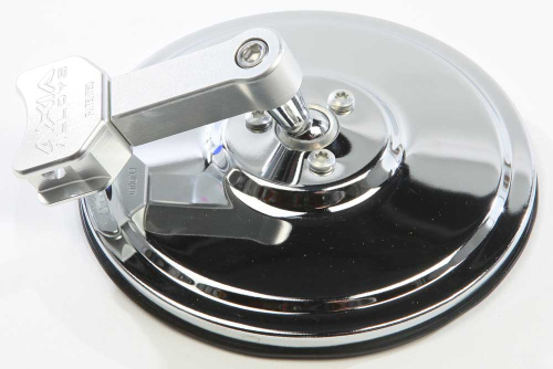 Axia Alloys - Axia Alloys Round Flat Side Mirror - 5in. - MOD5FSM-C