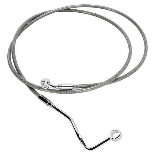 Magnum - Magnum Clear Coated XR Stainless Upper Front Brakeline Kit - 78in. Total Length - SSC140178