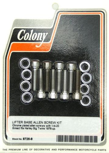 Colony - Colony Tappet Guide Hardware Kit - Allen Chrome - 8726-8