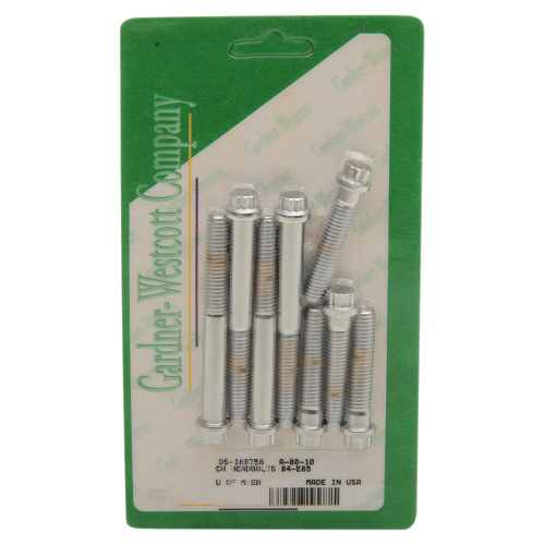 Gardner-Westcott - Gardner-Westcott Chrome Headbolt Kit - A-80-10