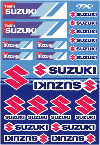 Factory Effex - Factory Effex Universal Graphics Kit - Suzuki Racing - 22-68432