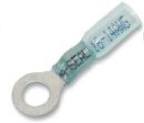 Namz - Namz Heat Shrink Ring Terminal for 14-16 Gauge Wire(0.25in.) - NIS-19164-0026