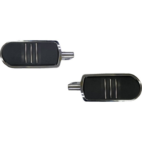 Drag Specialties - Drag Specialties Sweeper Foot Pegs - Chrome - FX - 1620-2479