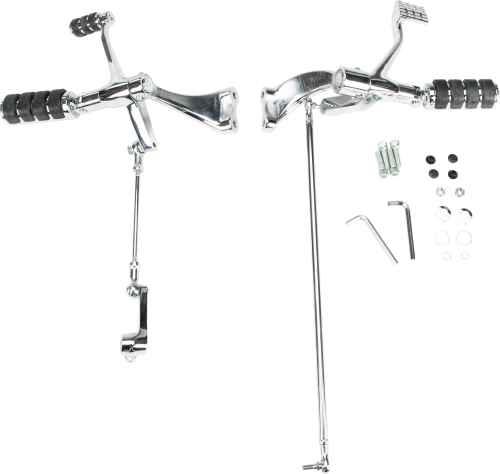 HardDrive - HardDrive Forward Control Kit with Rubber Band Style Footpeg - Chrome - 35-0215CK