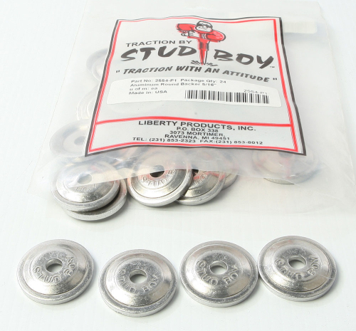 Stud Boy - Stud Boy Power Plate Round Backers - 24 Pack - 2554-P1