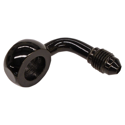 Magnum - Magnum 7/16in. Banjo X AN-3 Brake Line Fitting - 90 Deg. - Black - 1704-56